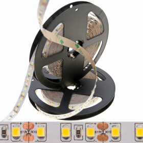 DEMODU® ECO 12V LED Streifen verschiedene weiße Farben IP20 sehr hell 600 SMD 2835 120 LED/m dimmbar