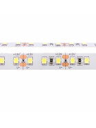 DEMODU® PREMIUM 12V LED Streifen weiß 120/m 600 SMD 2835 5 m IP20 A+ 1600 lm/m dimmbar teilbar