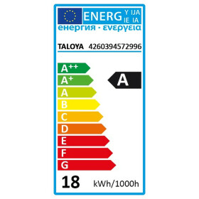 Taloya LED T8 Glas Röhre verschiedene Längen 100lm/W Retrofit A+ 300° Abstrahlwinkel einseitige Einspeisung Leuchtstoffröhre Ersatz