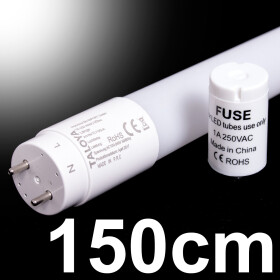 Taloya LED T8 Glas Röhre verschiedene Längen 100lm/W Retrofit A+ 300° Abstrahlwinkel einseitige Einspeisung Leuchtstoffröhre Ersatz