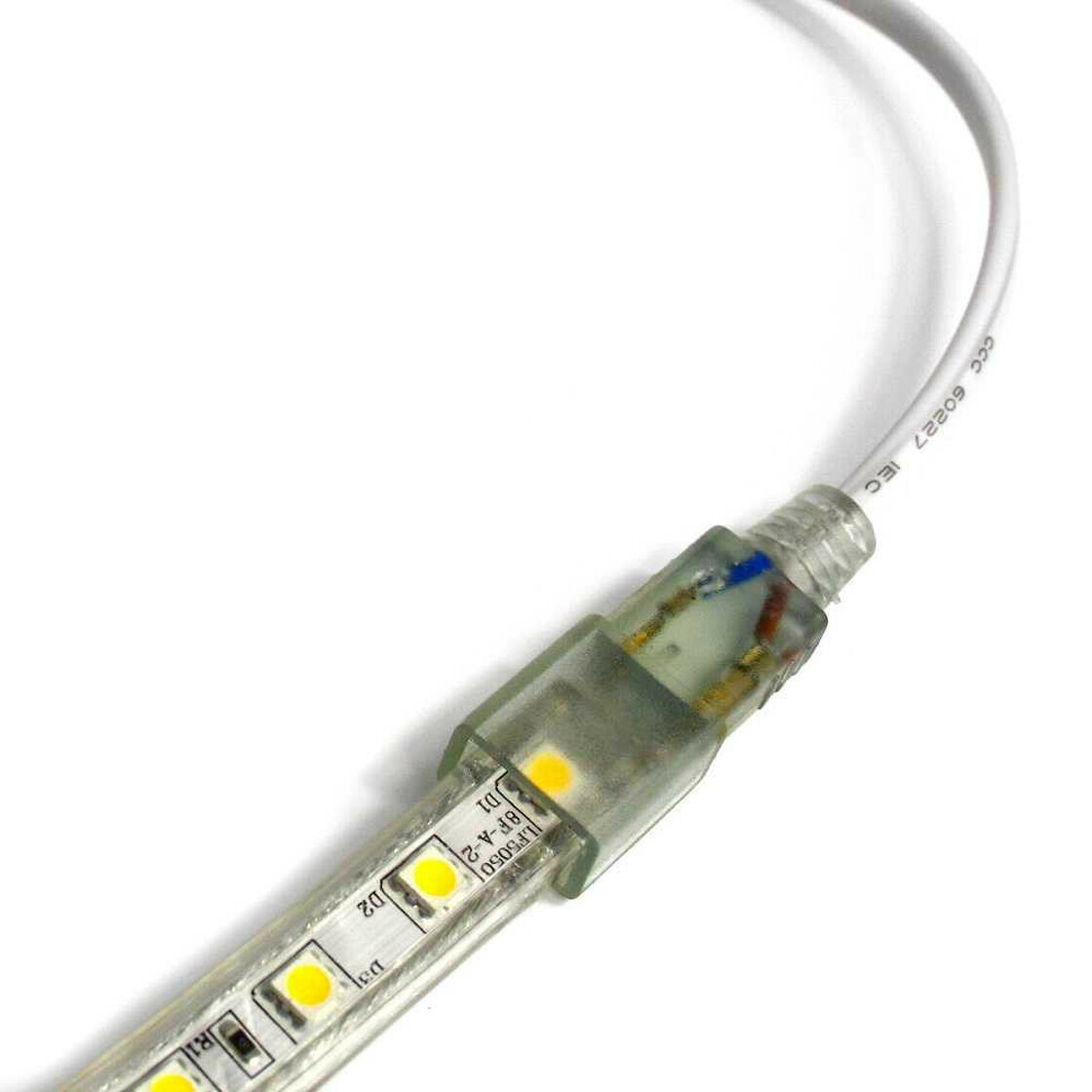 Verbindungskabel 100cm für einfarbige 230V SMD LED Streifen