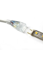 230V Verbindungskabel 10cm f&uuml;r einfarbige SMD LED Streifen Verl&auml;ngerungskabel Kabel