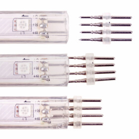 Verbinder 4-Pin für 230V RGB SMD Streifen Leiste, Kupplung, Adapter, Stecker