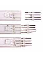 Verbinder 4-Pin für 230V RGB SMD Streifen Leiste, Kupplung, Adapter, Stecker