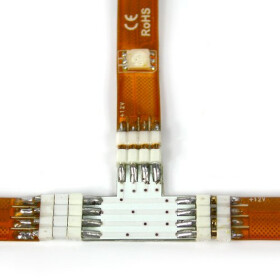 T-Verbinder 2 x 90 &deg; Grad f&uuml;r RGB SMD Streifen Leisten