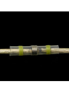 Lötverbinder gelb Ø 6mm Schrumpfverbinder Kabelverbinder Stossverbinder- 10er-Pack