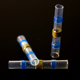 L&ouml;tverbinder blau &Oslash; 5mm Schrumpfverbinder...