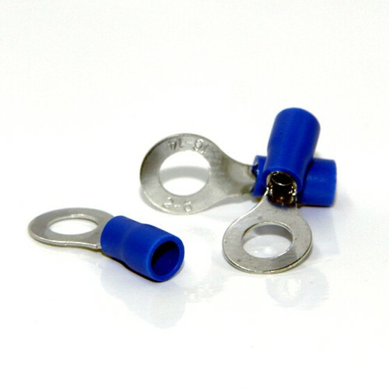 Ringkabelschuhe M6 blau 1,5-2,5mm&sup2; - 10er-Pack