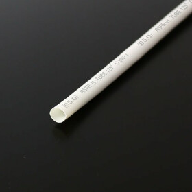 Schrumpfschlauch weiß 5mm Durchmesser 2:1 Meterware