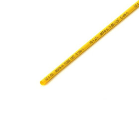 Schrumpfschlauch gelb 1mm Durchmesser 2:1 Meterware