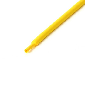 Schrumpfschlauch gelb 6mm Durchmesser 2:1 Meterware