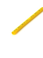Schrumpfschlauch gelb 7mm Durchmesser 2:1 Meterware