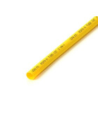 Schrumpfschlauch gelb 8mm Durchmesser 2:1 Meterware
