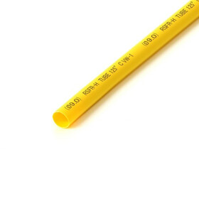 Schrumpfschlauch gelb 9mm Durchmesser 2:1 Meterware