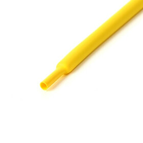 Schrumpfschlauch gelb 10mm Durchmesser 2:1 Meterware