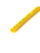 Schrumpfschlauch gelb 11mm Durchmesser 2:1 Meterware
