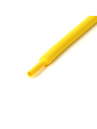 Schrumpfschlauch gelb 11mm Durchmesser 2:1 Meterware