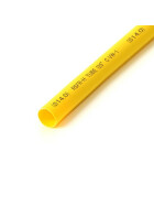 Schrumpfschlauch gelb 14mm Durchmesser 2:1 Meterware