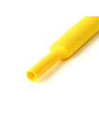 Schrumpfschlauch gelb 20mm Durchmesser 2:1 Meterware