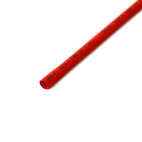 Schrumpfschlauch rot 5mm Durchmesser 2:1 Meterware