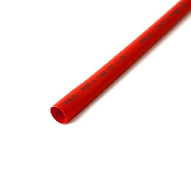 Schrumpfschlauch rot 9mm Durchmesser 2:1 Meterware
