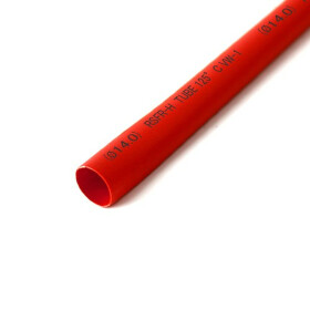 Schrumpfschlauch rot 14mm Durchmesser 2:1 Meterware