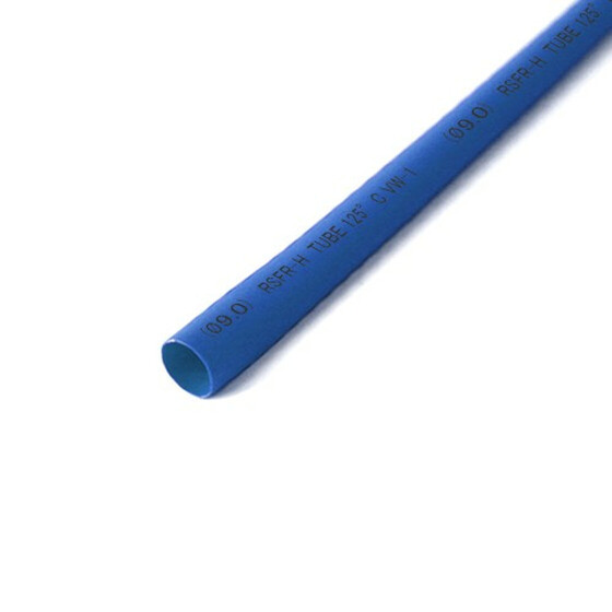 Schrumpfschlauch blau 9mm Durchmesser 2:1 Meterware