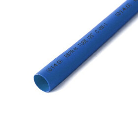 Schrumpfschlauch blau 14mm Durchmesser 2:1 Meterware