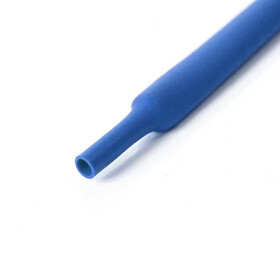 Schrumpfschlauch blau 17mm Durchmesser 2:1 Meterware