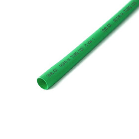 Schrumpfschlauch grün 8mm Durchmesser 2:1 Meterware