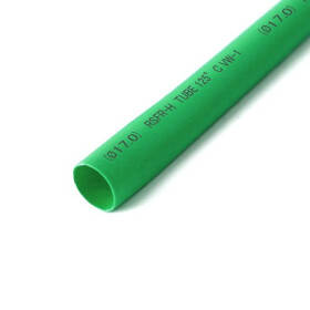 Schrumpfschlauch grün 17mm Durchmesser 2:1 Meterware