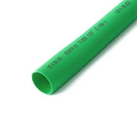 Schrumpfschlauch grün 19mm Durchmesser 2:1 Meterware